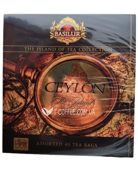 Чай BASILUR Assorted Ceylon Island Асорті - Чайний Острів 40 х 1,5 г (4792252937611)
