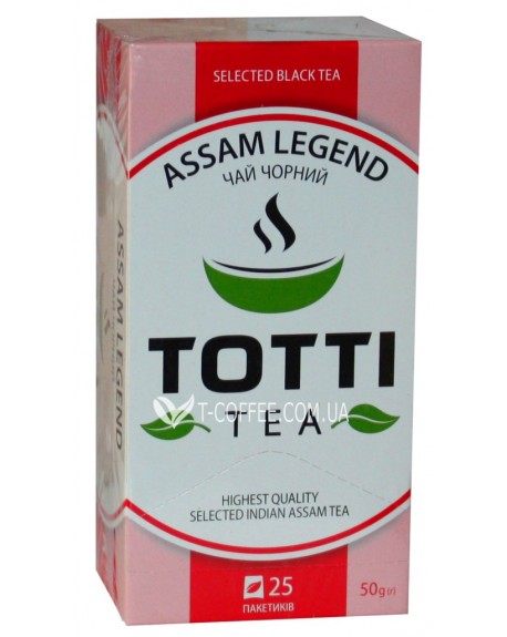 Чай TOTTI Assam Legend Легендарний Асам 25 x 2 г (8719189233162)