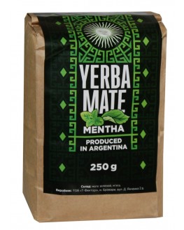 Мате Yerba Mate Mentha М'ята етнічний чай 250 г к/п