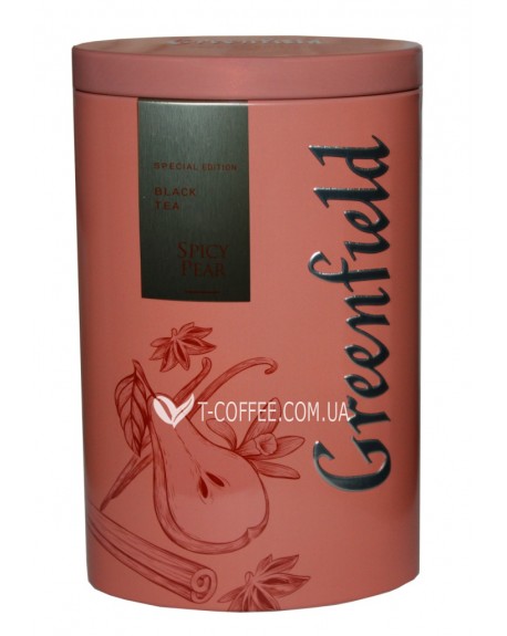 Чай GREENFIELD Spicy Pear Пікантна Груша 100 г ж/б (4823096805917)