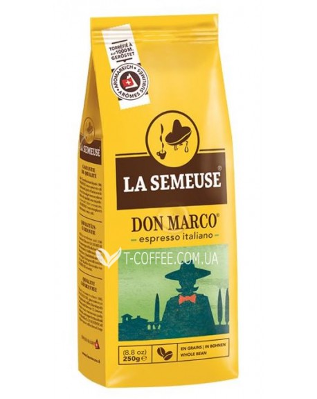 Кава LA SEMEUSE Don Marco зернова 250 г (7610244100461)