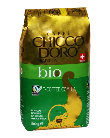Кава CHICCO D'ORO Tradition Bio зернова 500 г (7610899110808)