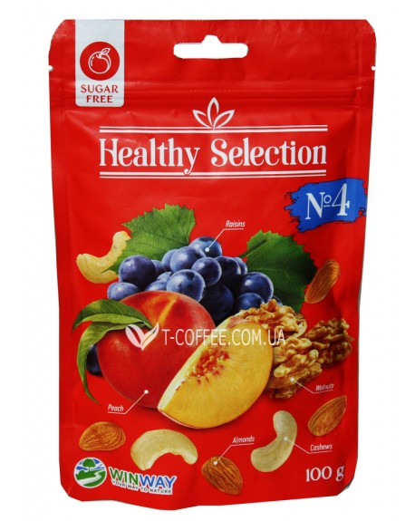 Горіхово-фруктова суміш HEALTHY SELECTION №4 100 г (4821912901430)