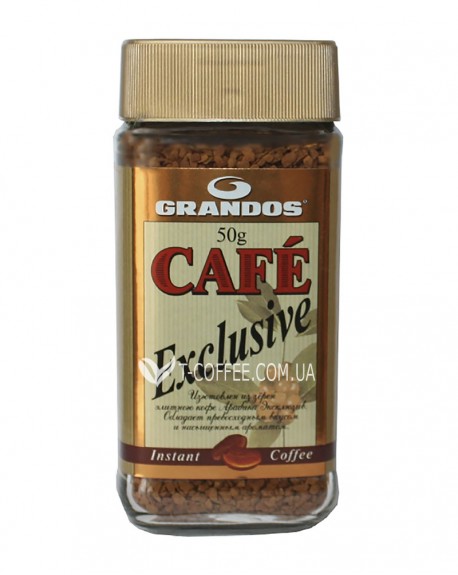 Кава GRANDOS Exclusive розчинна 50 г скл. б. (4009041100768)