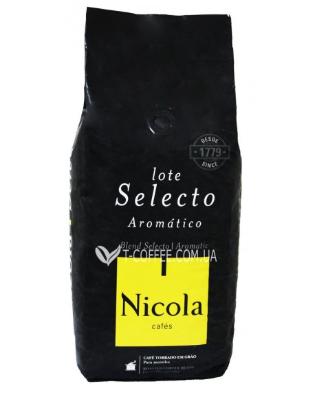 Кава NICOLA Selecto Aromatico зернова 1 кг (5601132111012)