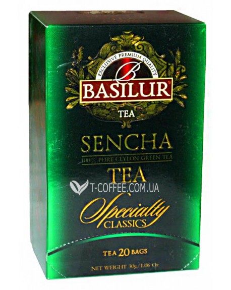 Чай BASILUR Sencha Сенча - Избранная Классика 20 х 1,5 г (4792252001268)