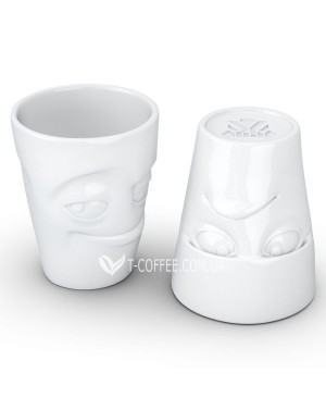Набір чашок TASSEN Буркотун Пустун порцеляновий 2 х 350 мл фото