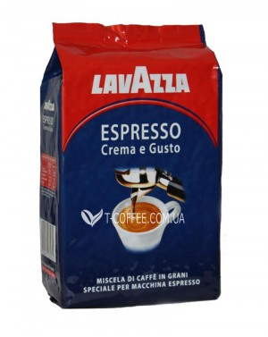 Кава LAVAZZA Espresso Crema e Gusto Classico зернова 1 кг (8000070038974) фото