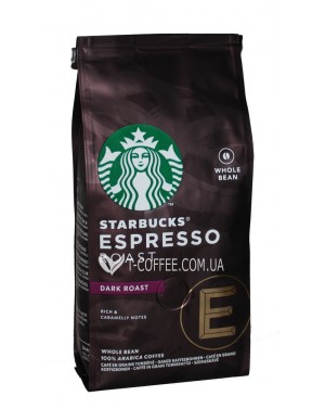 Кава STARBUCKS Espresso зернова 200 г фото