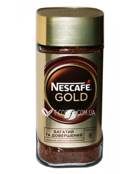 Кава NESCAFE Gold цільнозернова розчинна 95 г скл. б. (7613036748988)