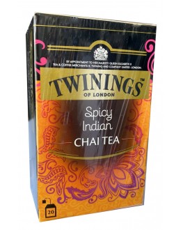 Чай TWININGS Spicy Indian Chai Tea Індійський Чай зі Спеціями 20 х 2 г (070177145118)