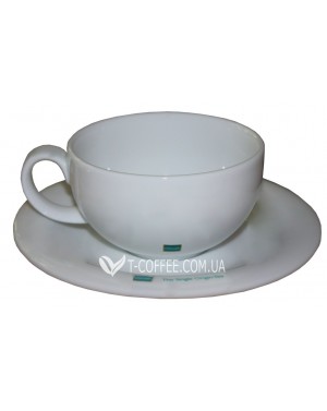 Чашка з блюдцем DILMAH Queensberry Breakfast порцелянова 350 мл - фото