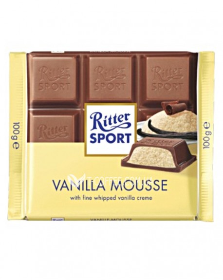 Шоколад RITTER SPORT Vanille-Mousse Молочний Ванільний Мус 100 г
