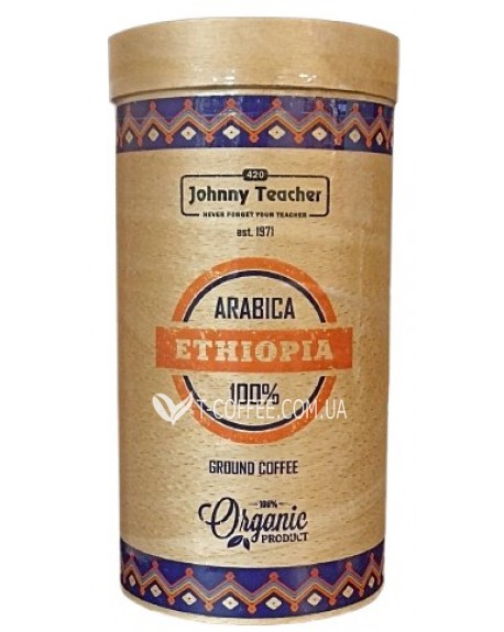 Кава JOHNNY TEACHER Monoarabica Ethiopia мелена 226 г 