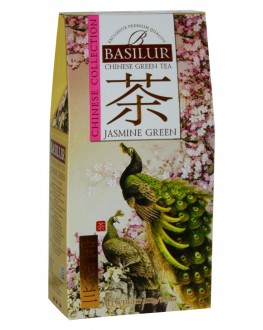Чай BASILUR Jasmine Green Зелений Жасмин - Китайська 100 г к/п (4792252936812)