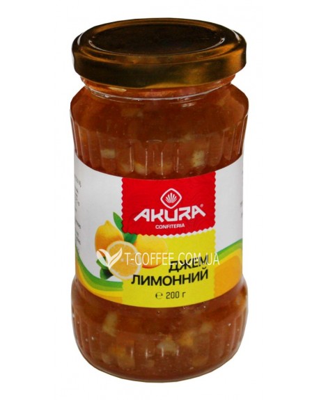 Джем AKURA Лимонний 200 г скл. б. (4820178461498)