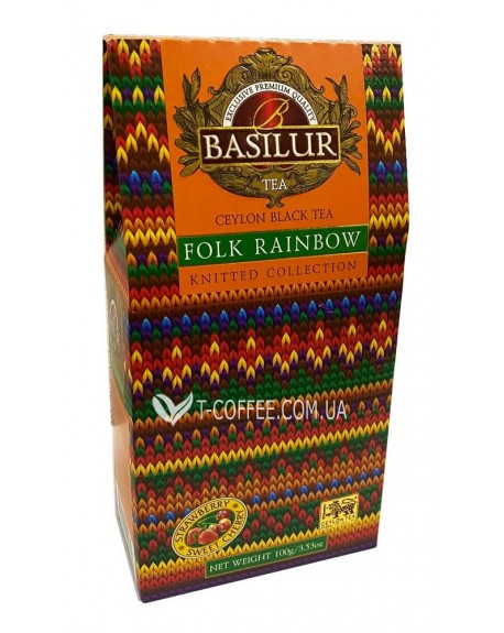 Чай BASILUR Folk Rainbow Веселка - В'язана 100 г ж/б (4792252918122)