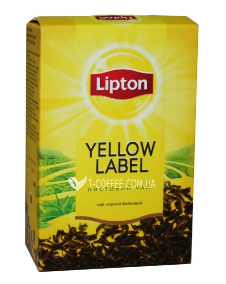 Чай LIPTON Yellow Label Чорний 80 г (4823084201936)