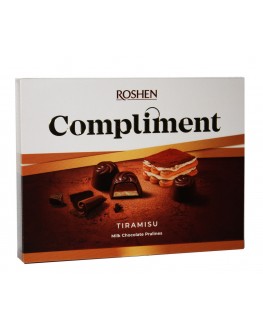 Цукерки ROSHEN Compliment Tiramisu 120 г в коробці (4823077629426)