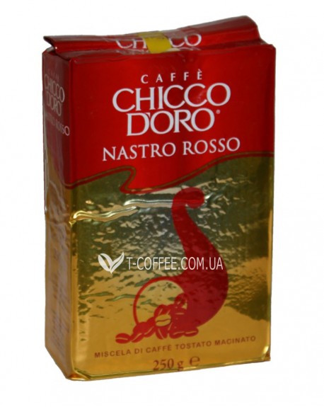 Кава CHICCO D'ORO Nastro Rosso мелена 250 г (7610899170284)
