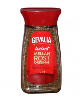 Кава GEVALIA Mellan Rost Original Instant розчинна 100 г скл. б.