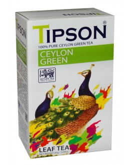 Чай TIPSON Ceylon Green Цейлон Зелений 85 г к/п (4792252931381)