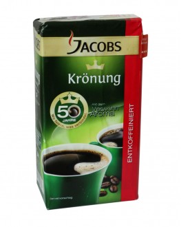 Кава JACOBS Kronung Entkoffeiniert мелена 500 г