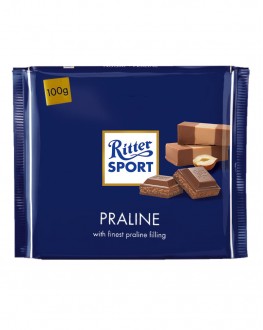 Шоколад RITTER SPORT Praline Молочний Праліне 100 г (4000417026002)