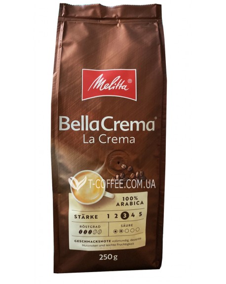 Кава MELITTA Bella Crema La Crema зернова 250 г