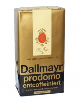 Кава DALLMAYR Prodomo Entcoffeiniert без кофеїну мелена 500 г (4008167113713)
