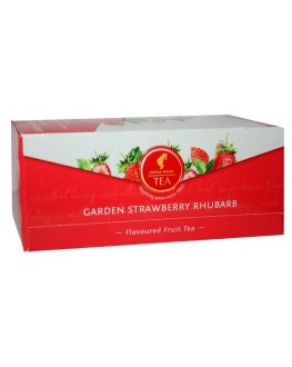 Чай JULIUS MEINL Garden Strawberry Rhubarb Полуниця Ревінь 25 х 2,5 г (9000403885939)