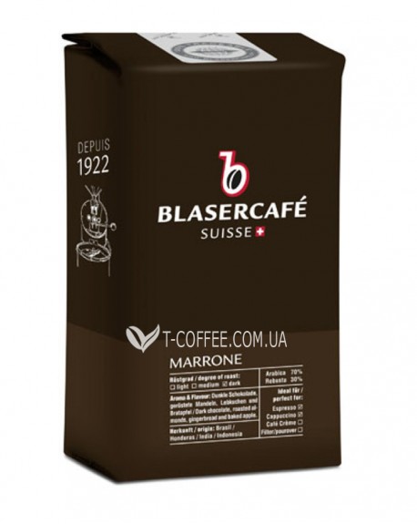 Кава BLASER CAFE Marrone зернова 250 г (7610443002054)