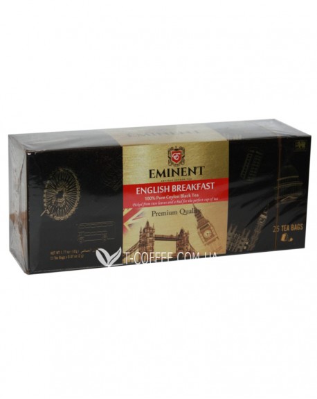 Чай EMINENT English Breakfast Англійський Сніданок 25 х 2 г (4796007076235)