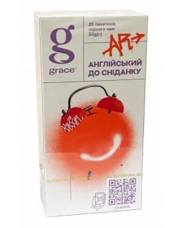 Чай GRACE! English Breakfast Англійський до Сніданку 25 х 2 г (5060207692540)