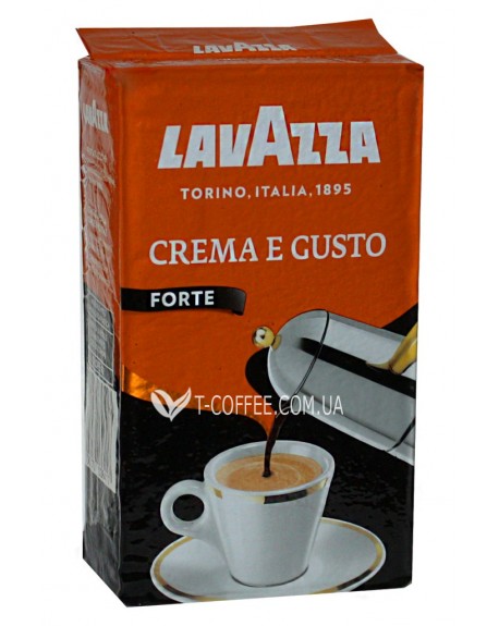 Кава LAVAZZA Crema e Gusto Forte мелена 250 г (8000070038417)