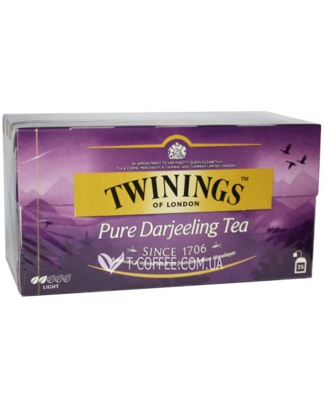 Чай TWININGS Pure Darjeeling Tea Дарджилінг 25 х 2 г (070177078805)