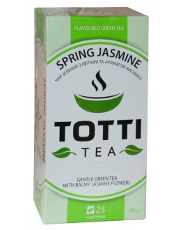 Чай TOTTI Spring Jasmine Весняний Жасмин 25 x 2 г (8719189233209)