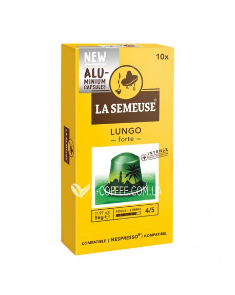 Кава LA SEMEUSE Nespresso Lungo Forte в капсулах 10 х 5,6 г