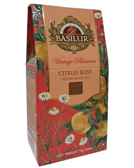Чай BASILUR Citrus Bliss Цитрусова Насолода - Вінтажні квіти 75 г к/п (4792252944817)