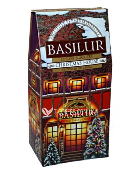Чай BASILUR Christmas House Різдвяний Будиночок - Будиночки 100 г к/п (4792252927285)