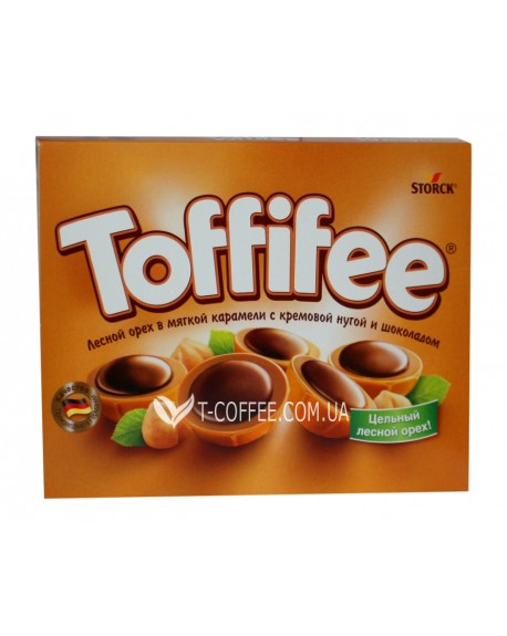 Цукерки TOFFIFEE Hazelnut Caramel Nougat Лісовий Горіх Карамель Нуга 250 г (4014400905359)