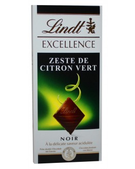 Шоколад LINDT Excellence Dark Chocolate Zeste de Citron Verte Чорний Лайм 100 г (3046920017541)