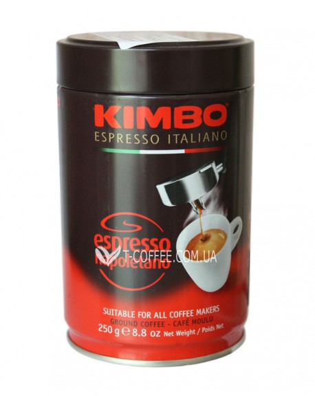 Кава KIMBO Espresso Napoletano мелена 250 г ж/б (8002200302412)
