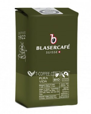 Кава BLASER CAFE Pura Vida Bio зернова 250 г (7610443000180) фото
