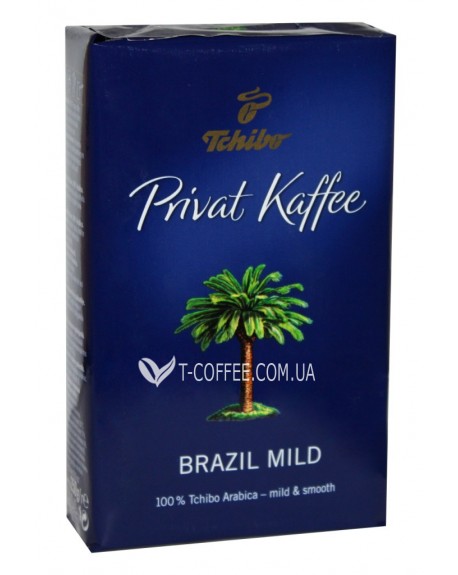 Кава TCHIBO Privat Kaffee Brazil Mild мелена 250 г (4046234659733)