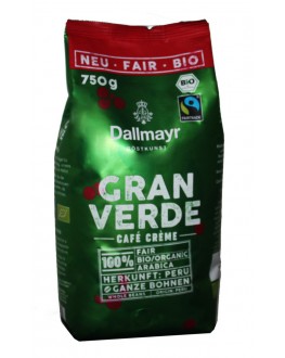 Кава DALLMAYR Granverde Cafe Creme зернова 750 г (4008167734802)
