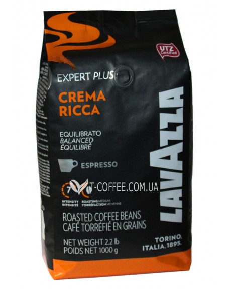 Кава LAVAZZA Expert Plus Crema Ricca Espresso зернова 1 кг (800070008564)