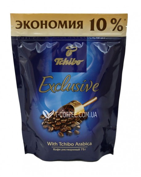Кава TCHIBO Exclusive розчинна 75 г економ. пак. (4607066401862)