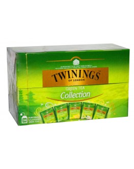 Чай TWININGS Collection Green Tea Асорті Зелений Чай 20 х 1,5 г (070177174743)