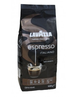 Кава LAVAZZA Espresso Italiano Classico зернова 500 г (8000070018754)